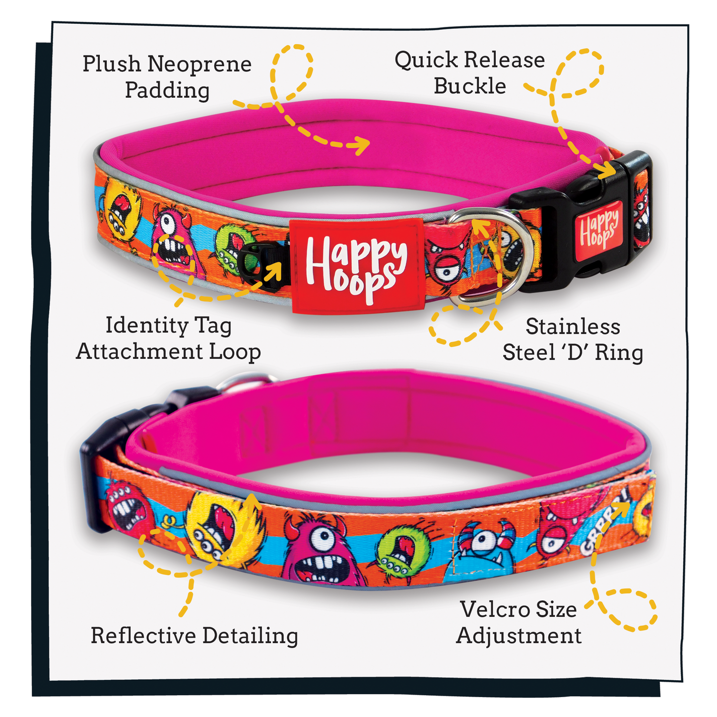 'Lil' Monsters' Dog Collar