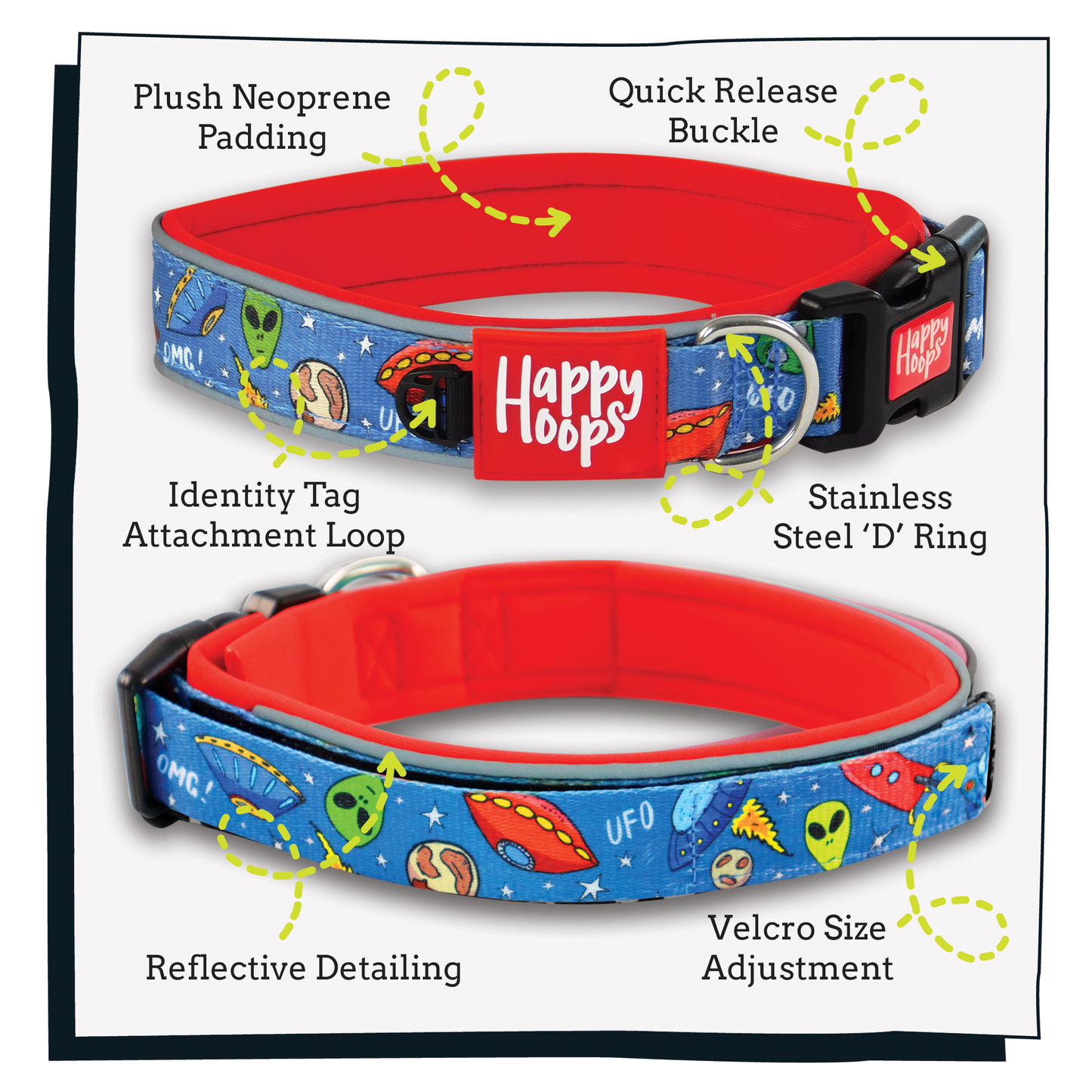 'Out of this World' Dog Collar