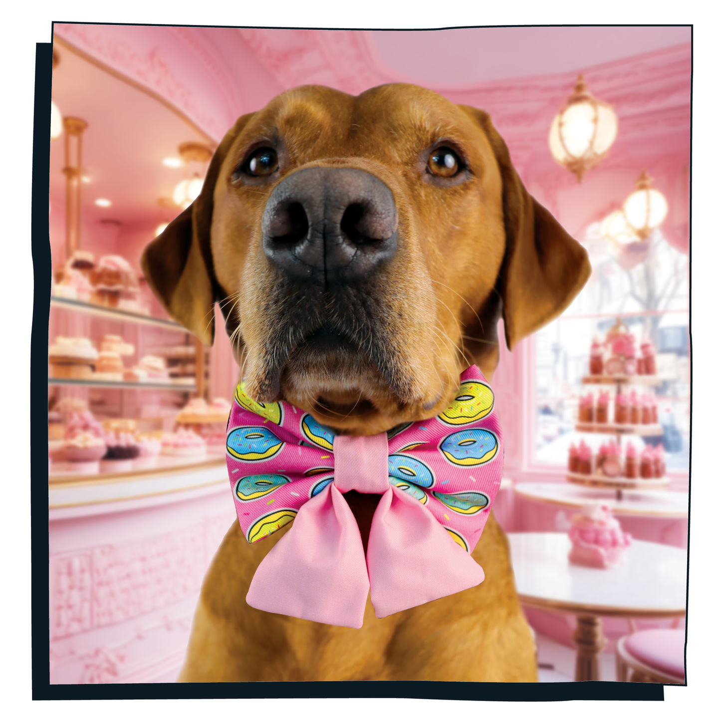'Doggy Donut' Sailor Bow Tie