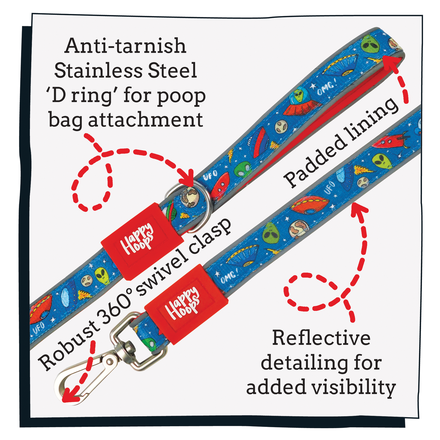 'Out of this World' Dog Lead