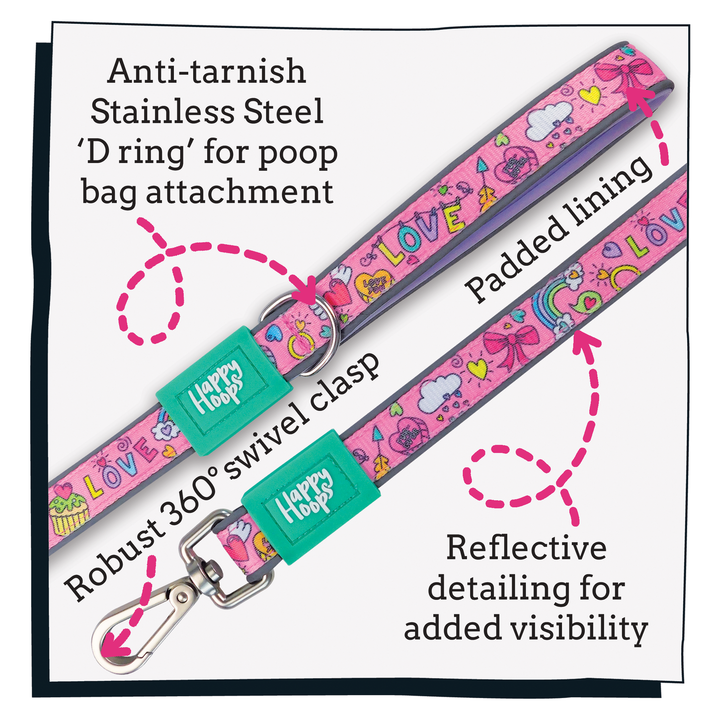 'Puppy Love' Dog Lead