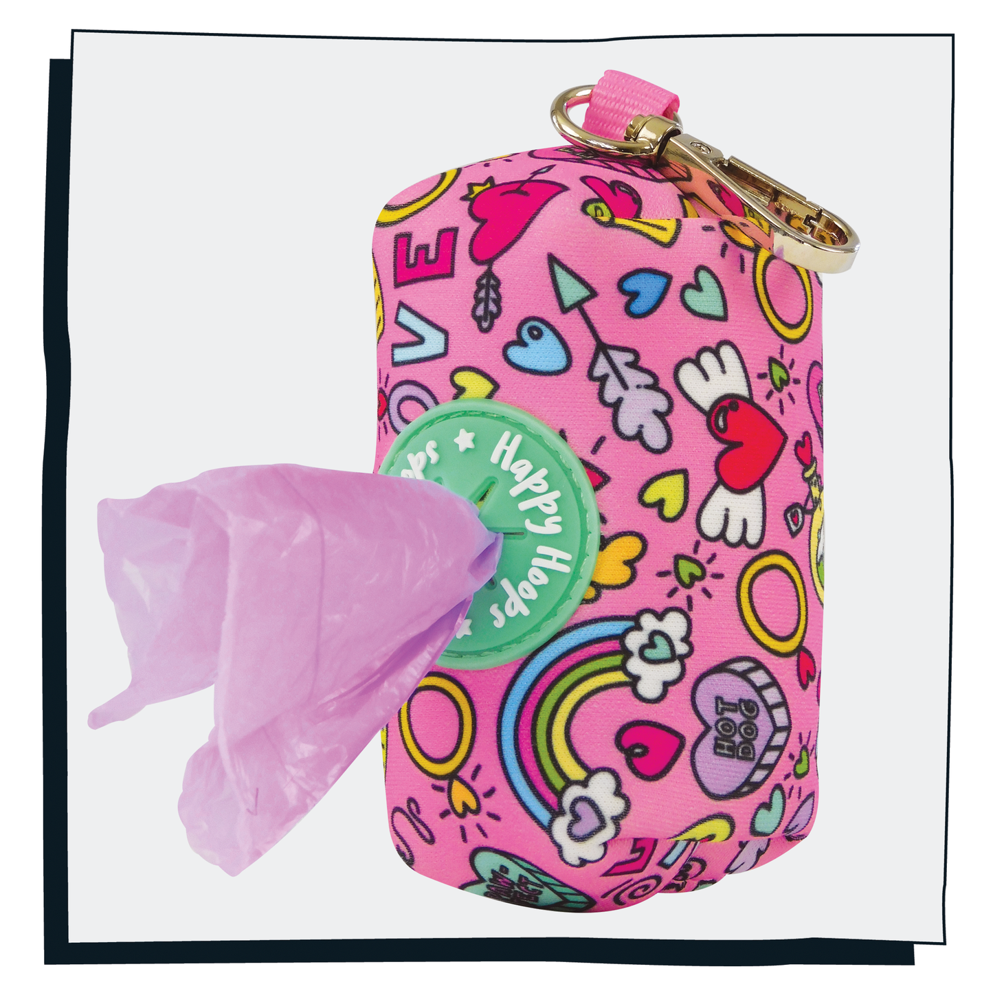 'Puppy Love' Poop Bag Holder