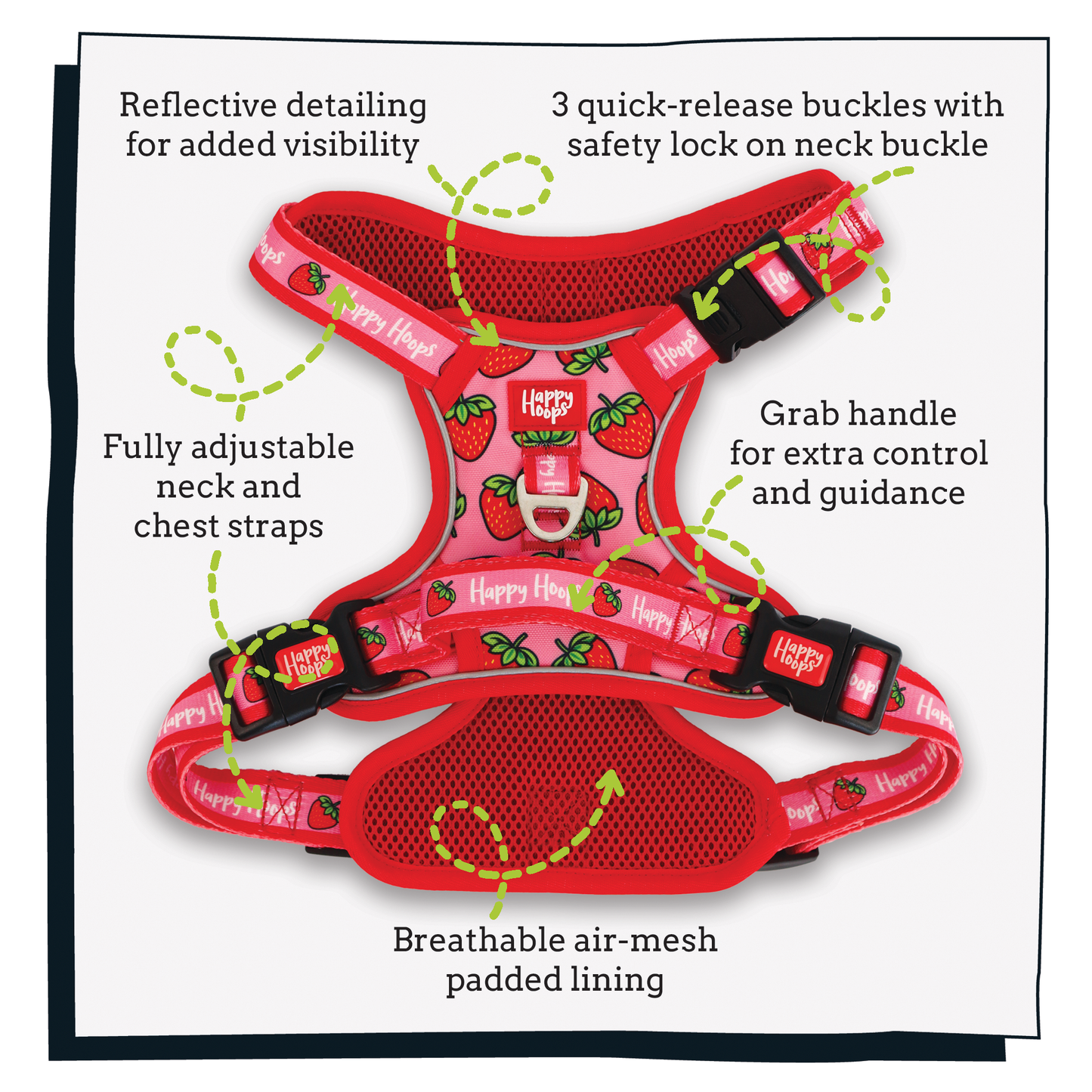 'Strawbabe' Happy Harness