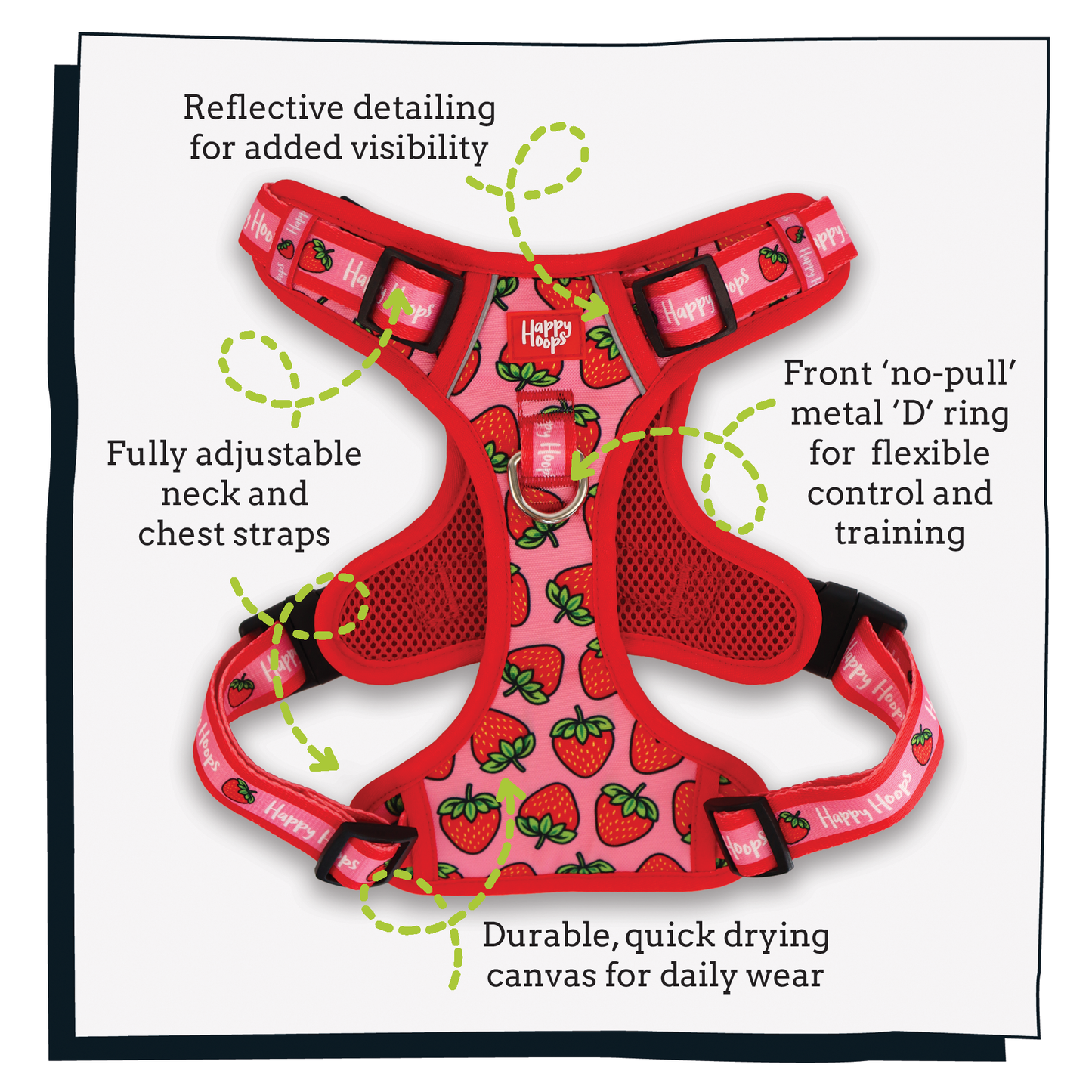 'Strawbabe' Happy Harness