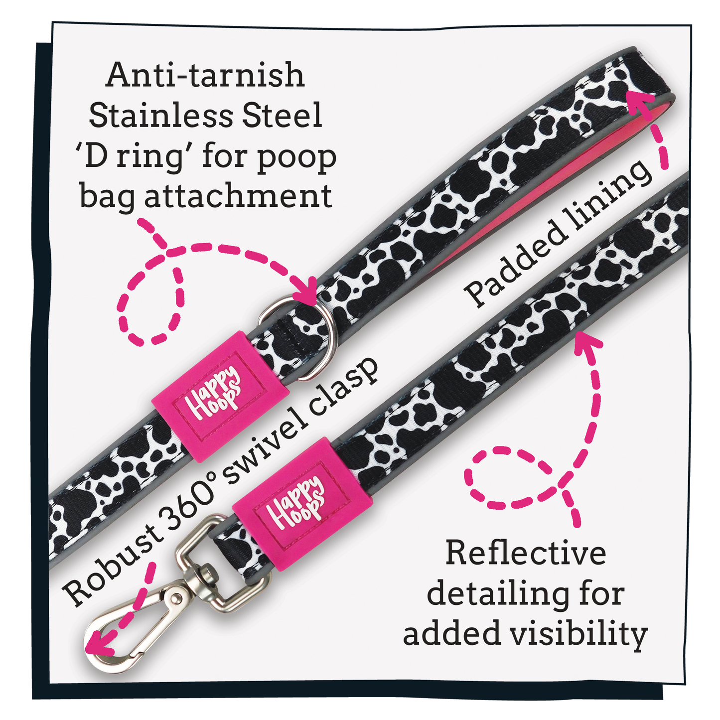 'Udderly Perfect' Dog Lead