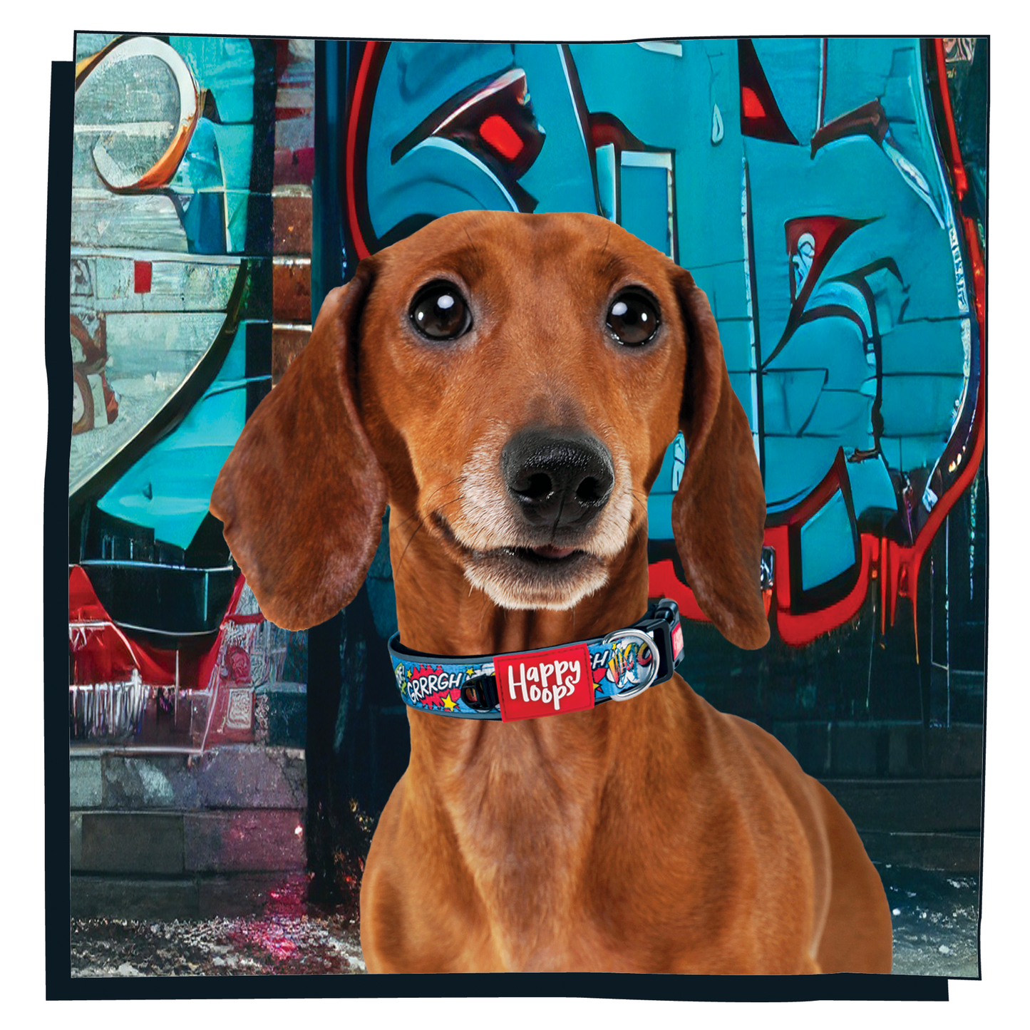 'Woof' Dog Collar