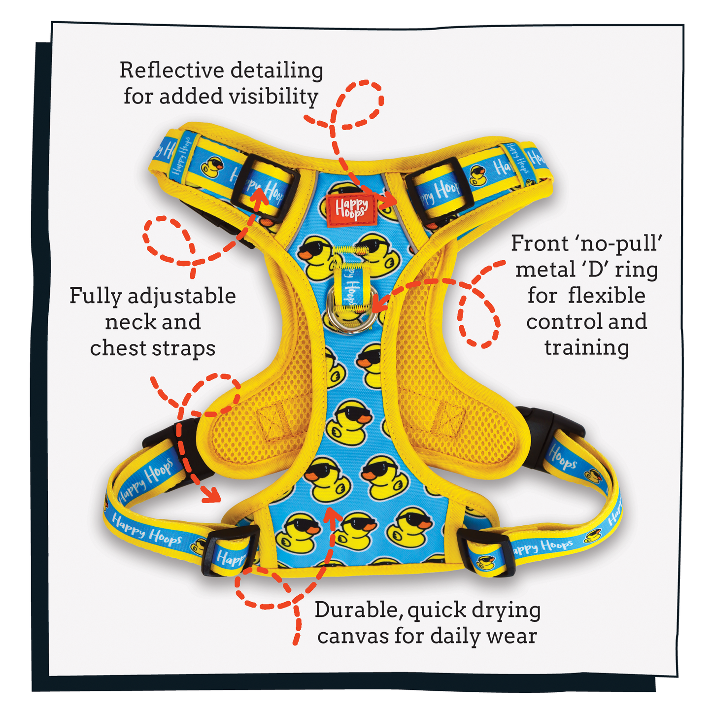 'Cool as Duck' Happy Harness