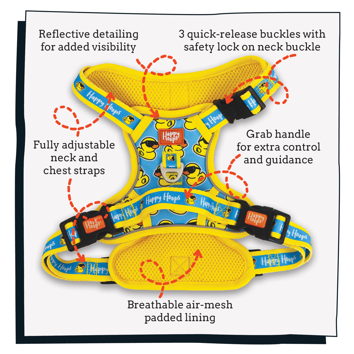 'Cool as Duck' Happy Harness