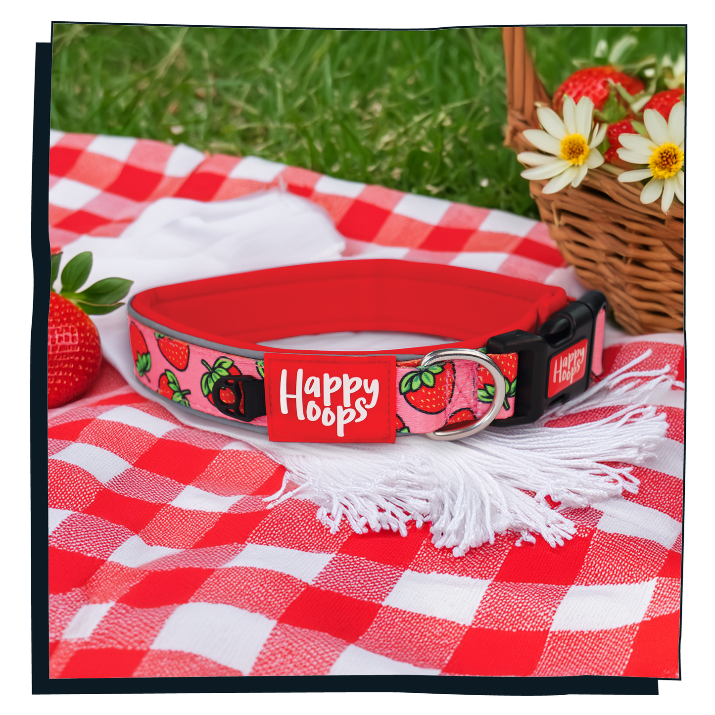 'Strawbabe' Dog Collar